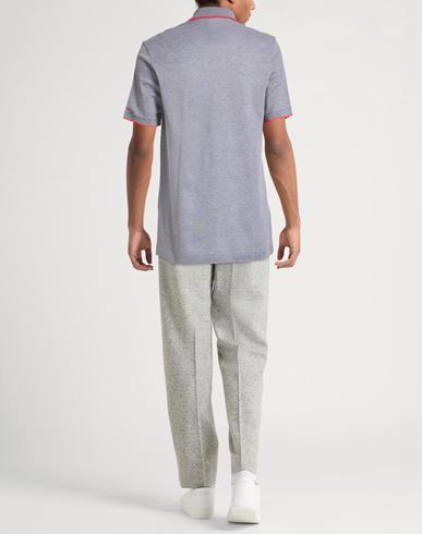 Man Polo shirt Grey Size 3XL Cotton