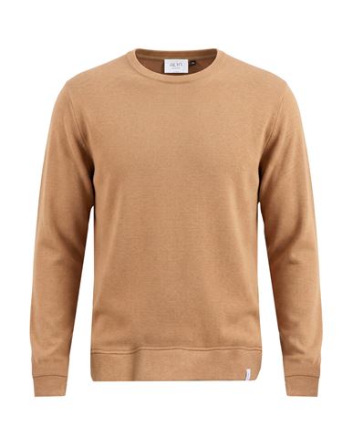 Man Sweater Camel Size S Rayon, Polyester, Nylon
