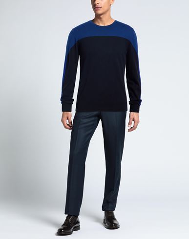 Man Sweater Midnight blue Size 36 Cotton, Cashmere