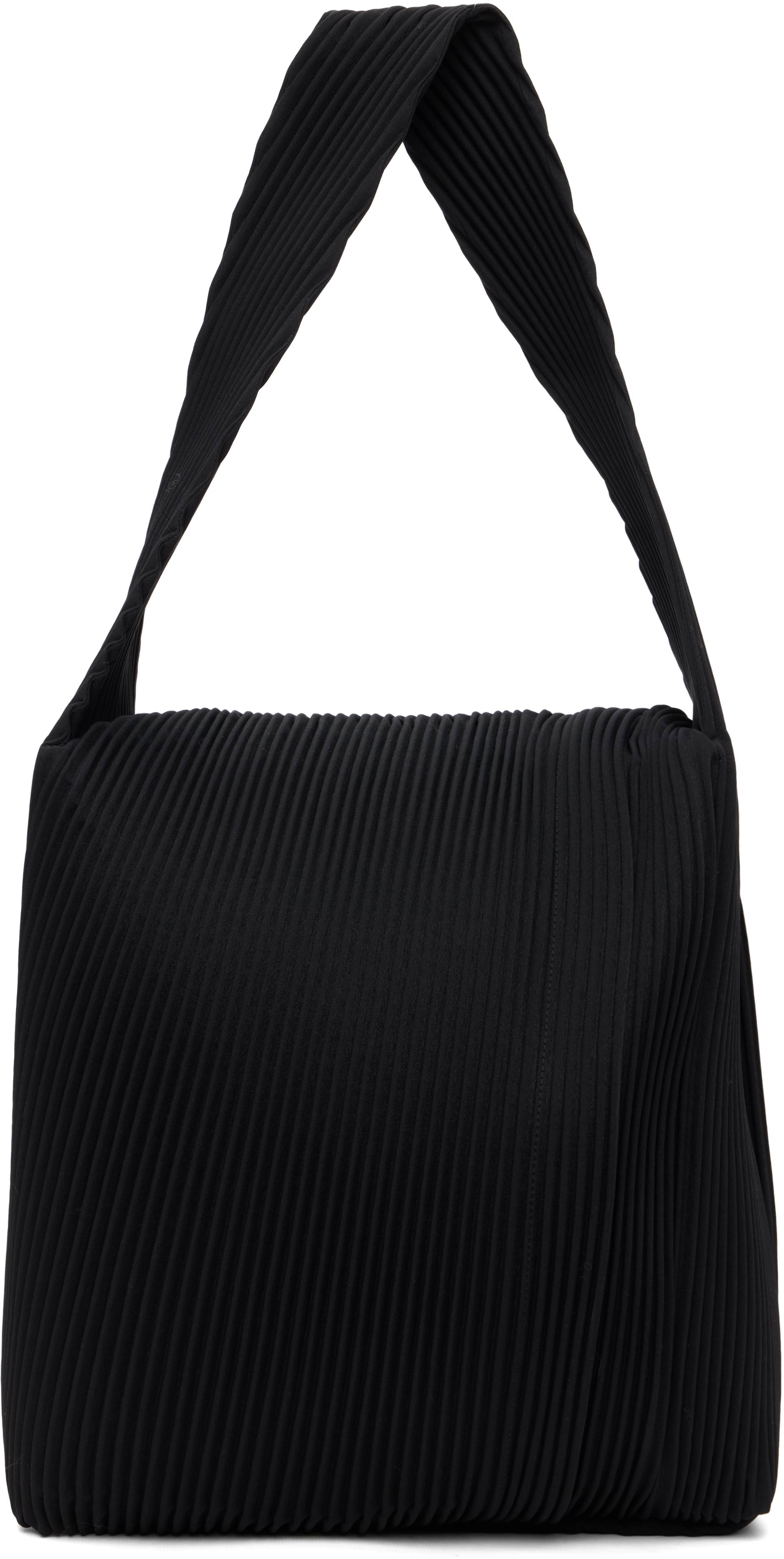 Black Rounded Square Tote