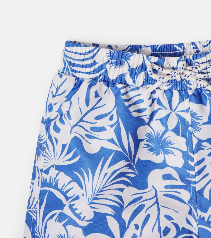 Garden printed swim trunks