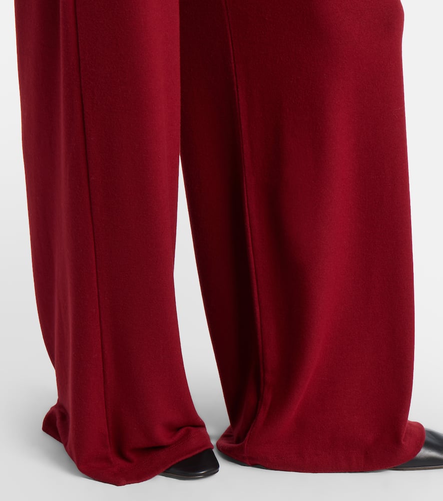 Lauren pleated jersey wide-leg pants