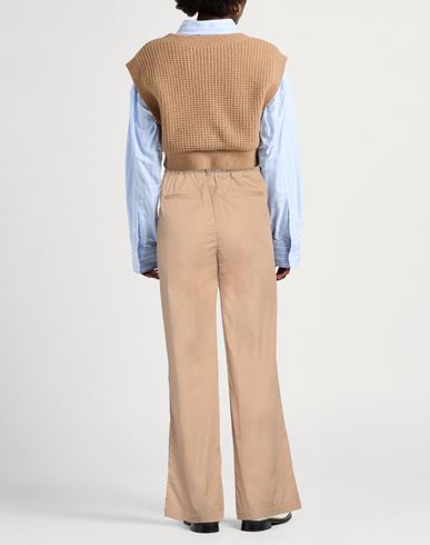 Woman Pants Camel Size M Cotton