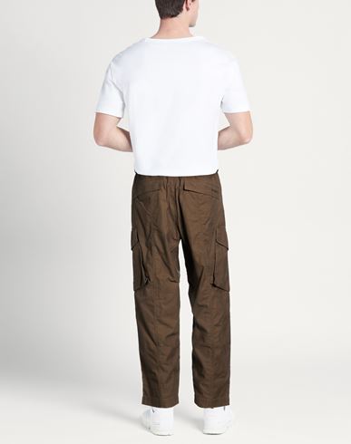 Man Pants Military green Size L Cotton