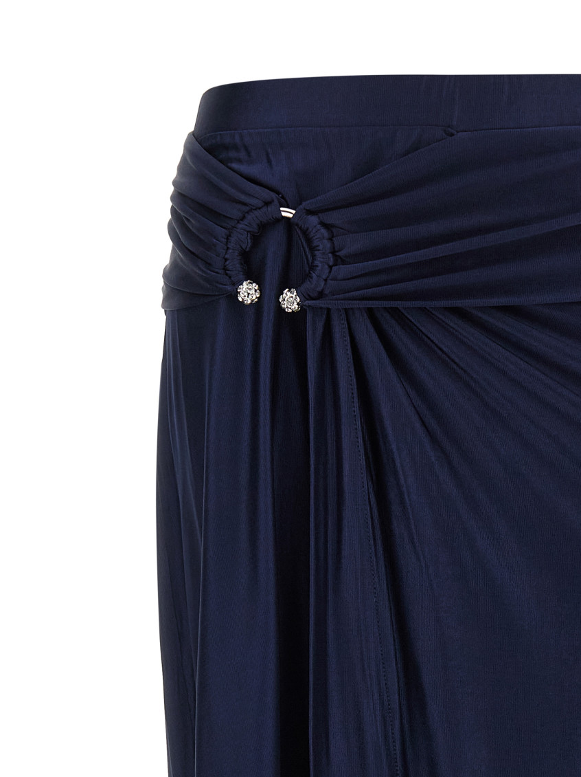 Navy Blue Piercing Skirt