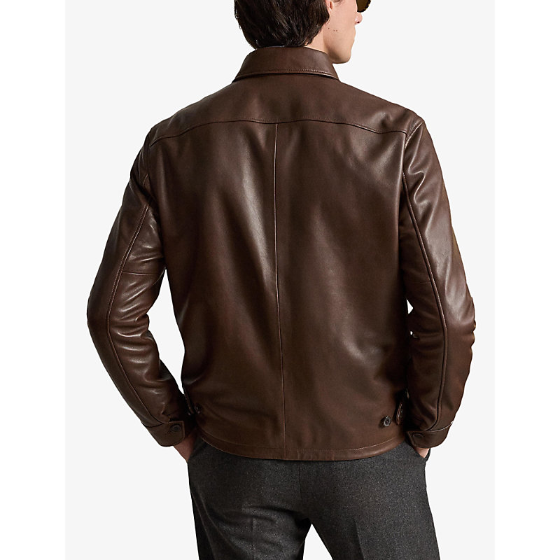Mens The Bayville Leather Jacket