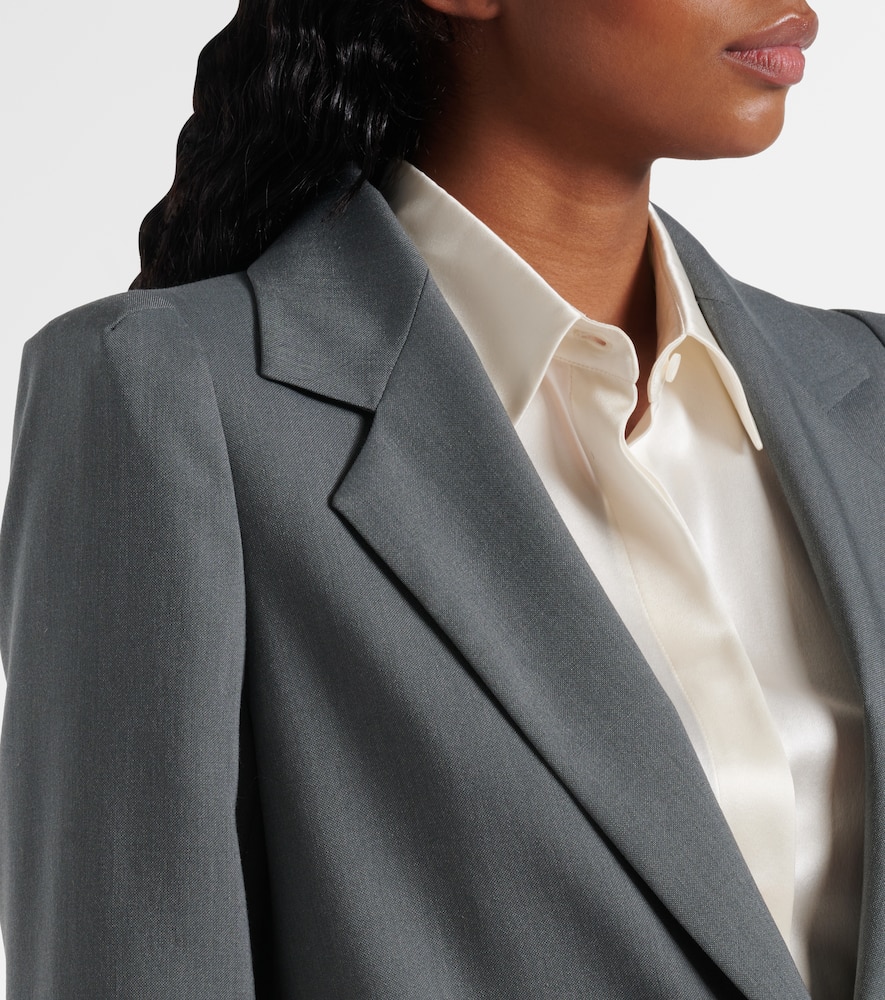 Ebridi wool, mohair, and silk blazer