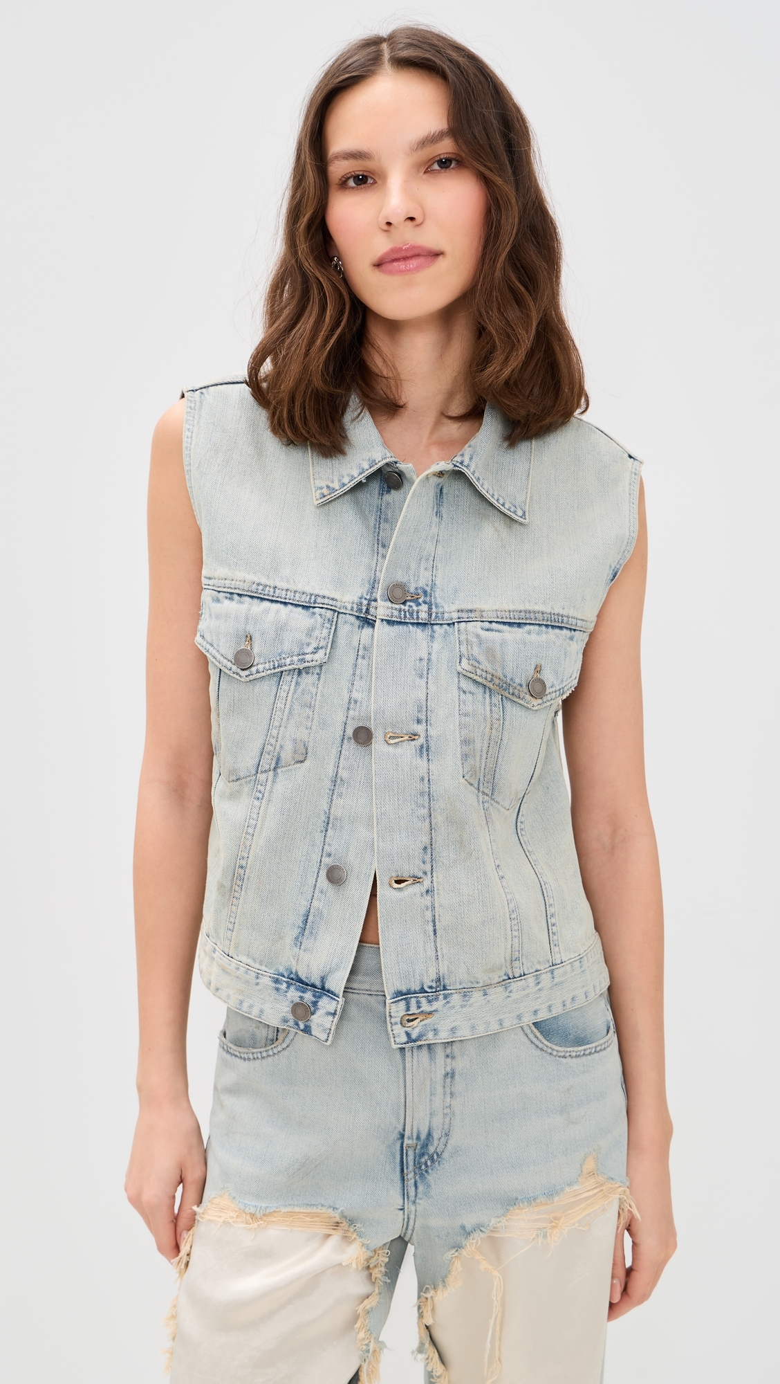 Ryder Dusty Blue Vest Dusty Blue