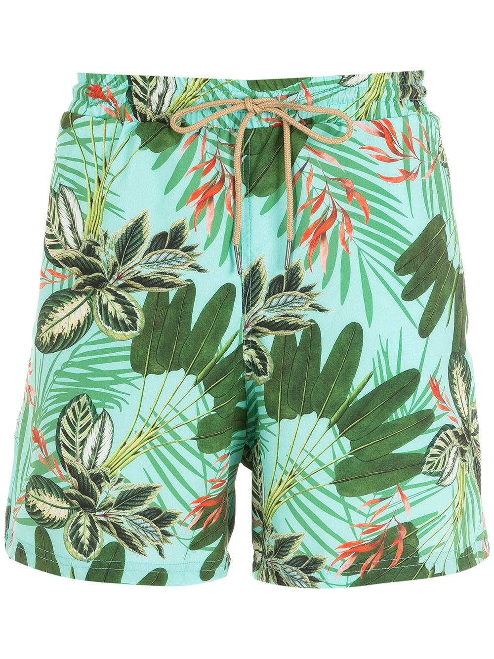 Gil foliage-print swimming shorts - Green