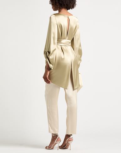 Woman Top Khaki Size 6 Triacetate