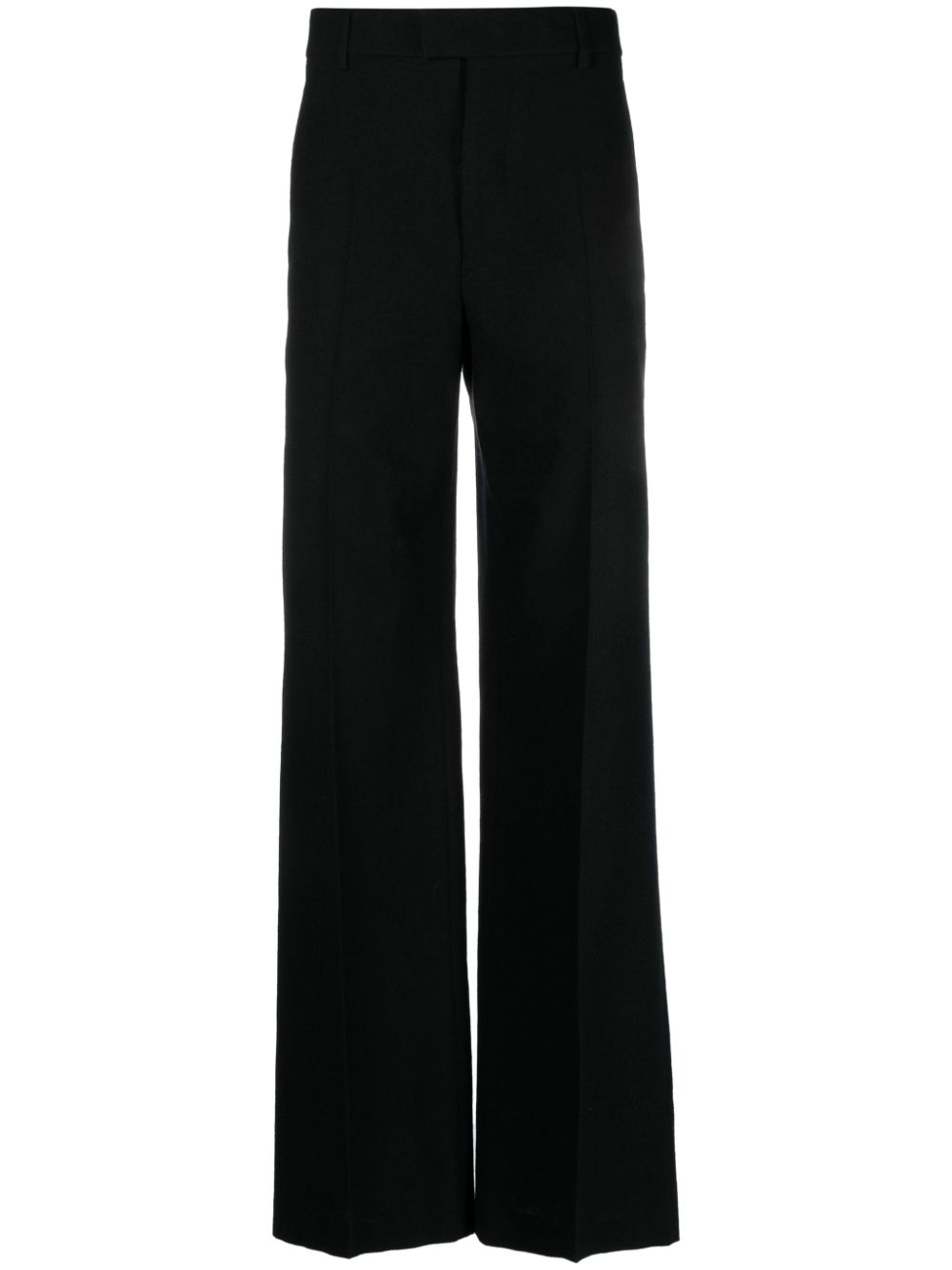 Gaspar flared-leg trousers - Black