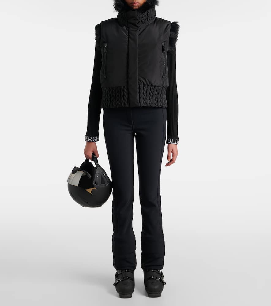 Dahlia reversible faux fur vest