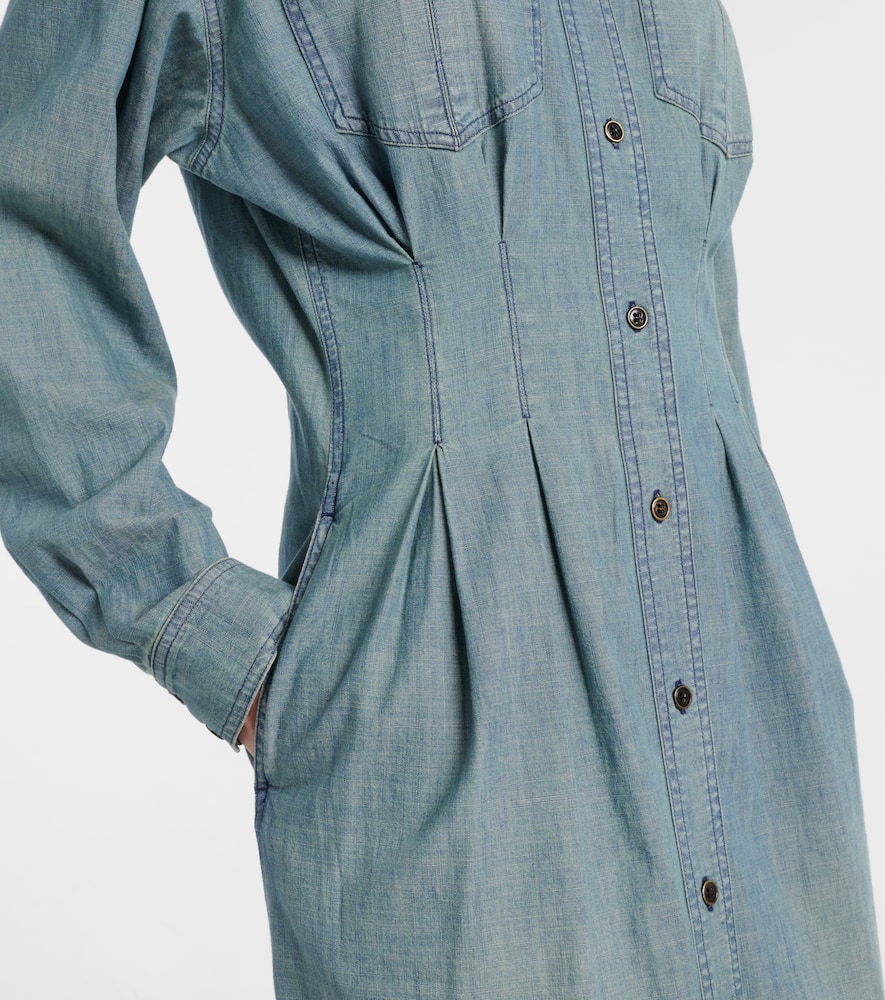 Nolwen chambray shirt dress