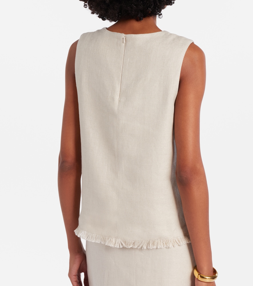 Manika linen and cotton top