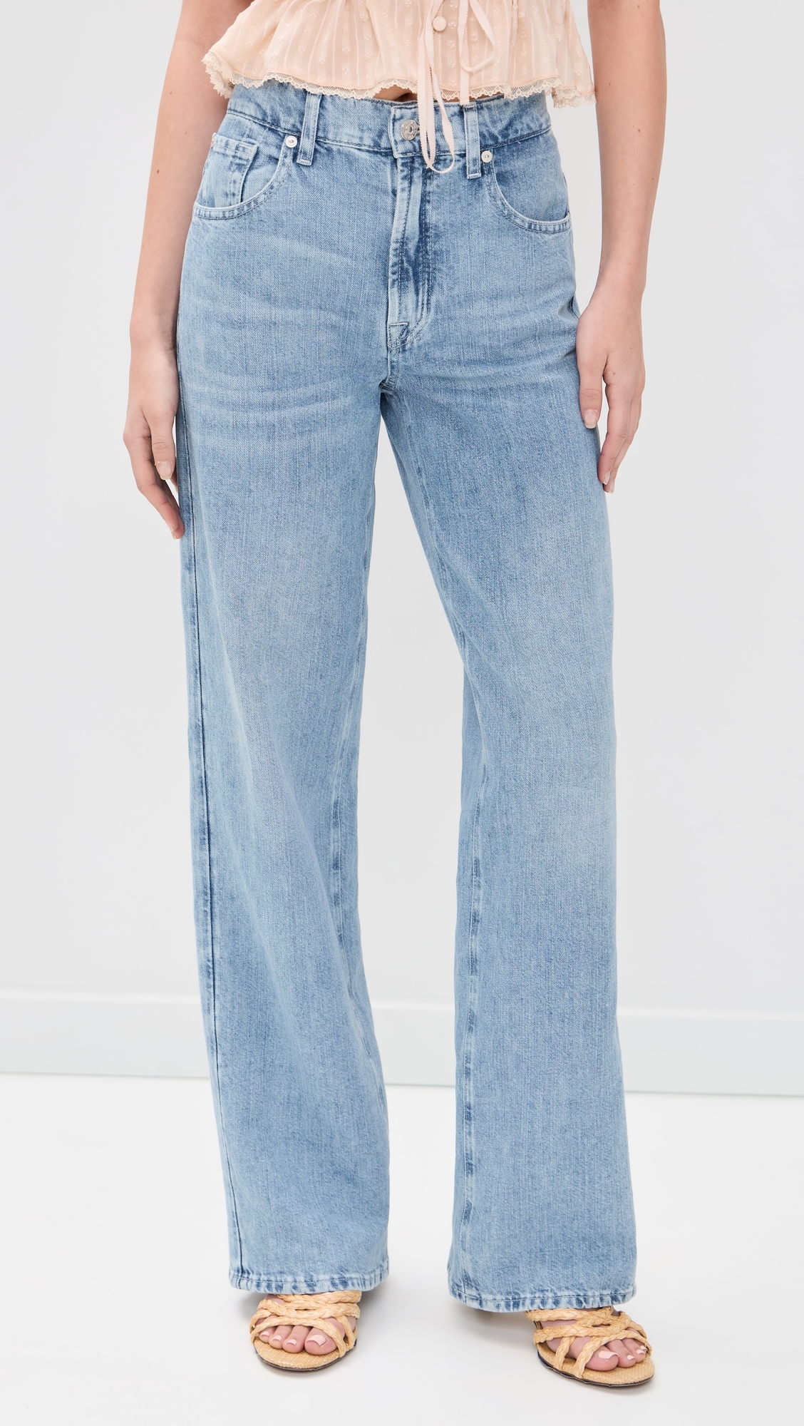 Stovepipe Straight Jeans Iris