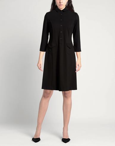 Woman Mini dress Black Size 4 Viscose, Polyamide, Elastane