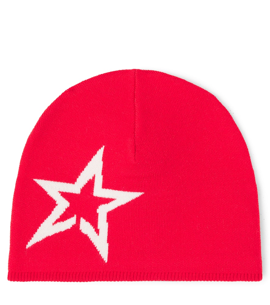 Logo wool-blend beanie