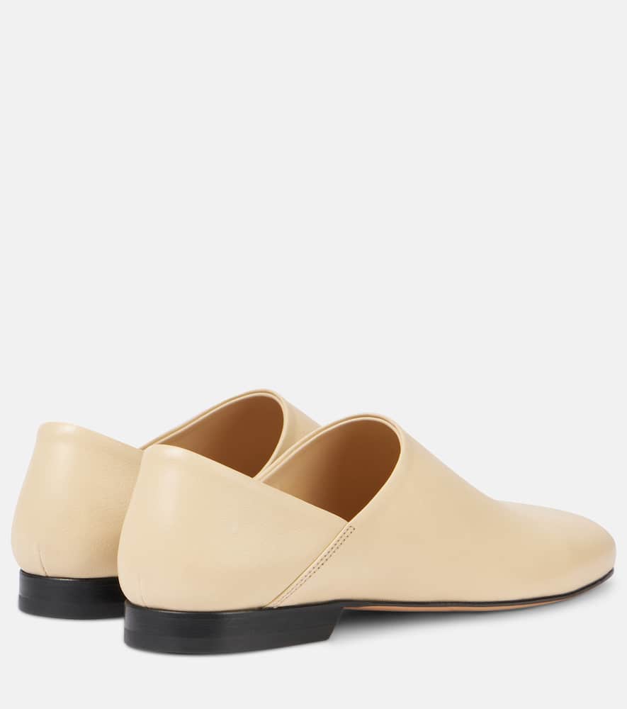 Convertible leather slip-on shoes