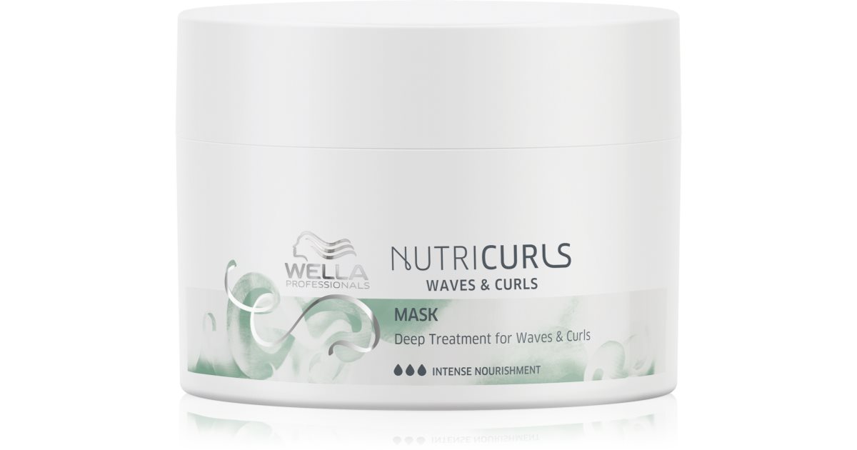 Wella Professionals Nutricurls maschera smoothing for wavy and curly hair