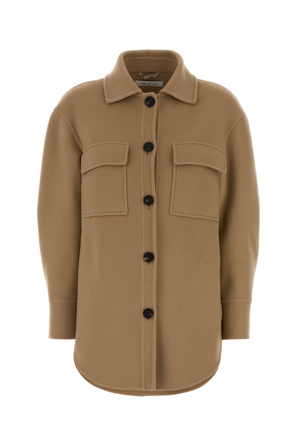 AFTERCOAT Beige wool blend coat