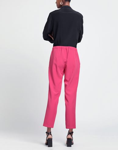 Woman Pants Magenta Size M Polyester, Elastane