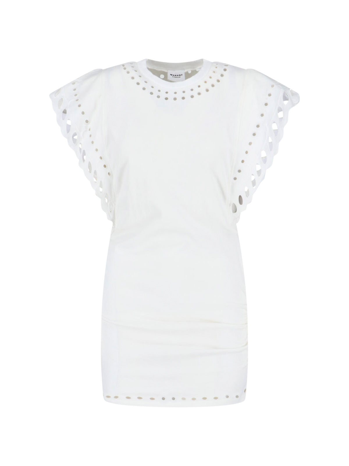 Cotton Poplin Dress with Flowy Finish