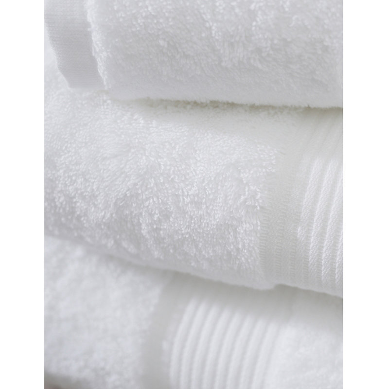 White Egyptian Cotton Hand Towel 50cm x 90cm Face Cloth