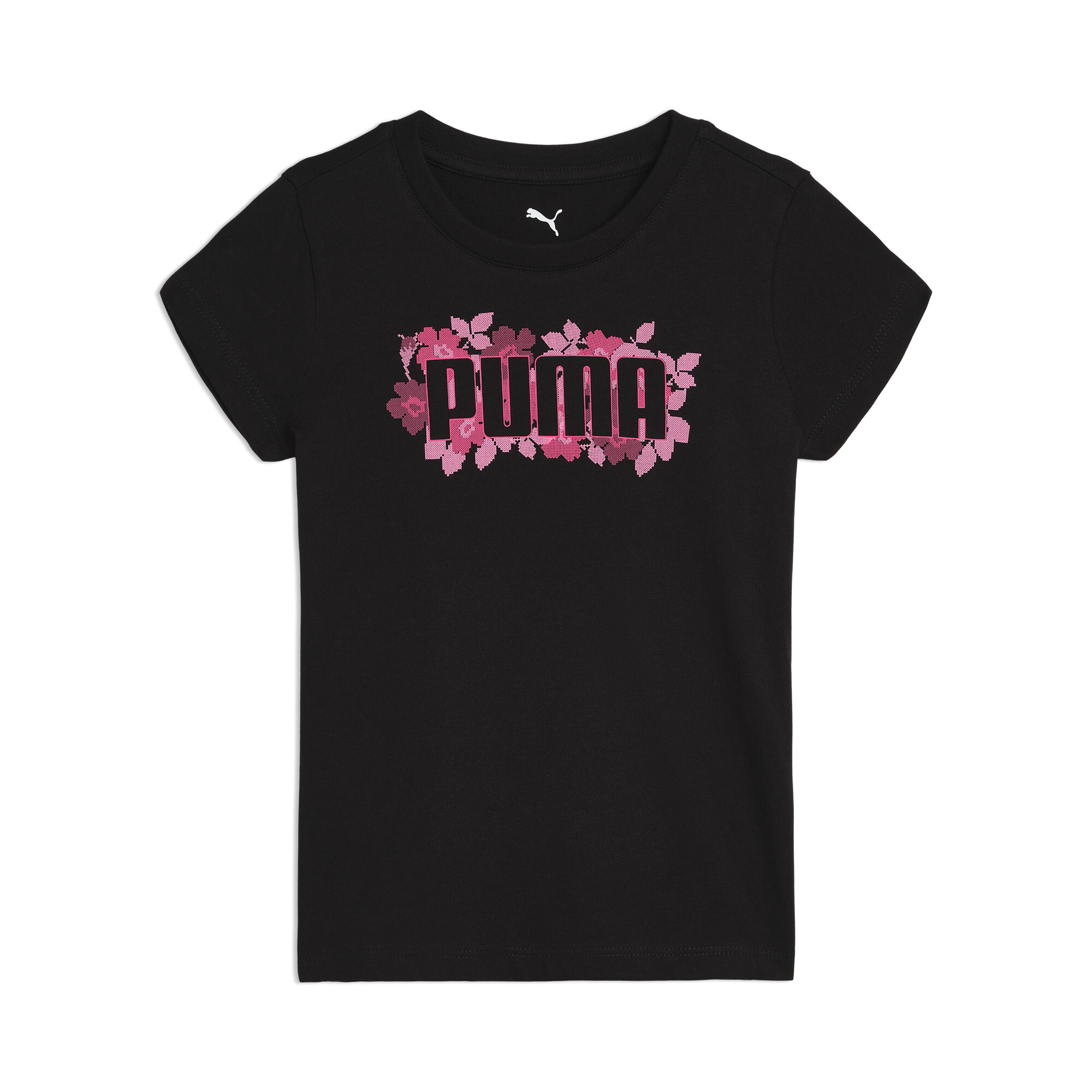 PUMA Nature Pack Little Kids' Graphic T-Shirt in Black
