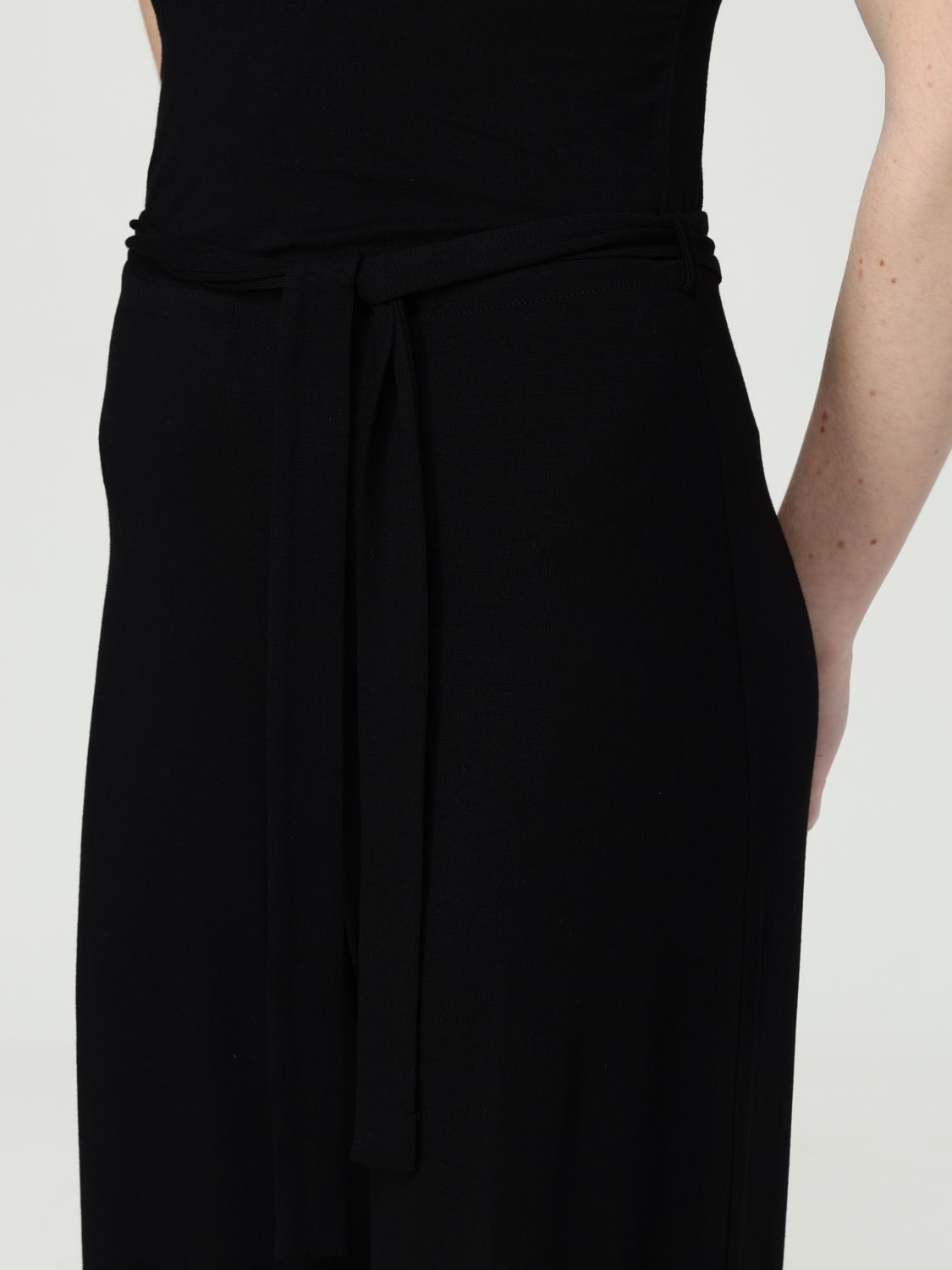 Emporio Armani logo-embellished jumpsuit - Black