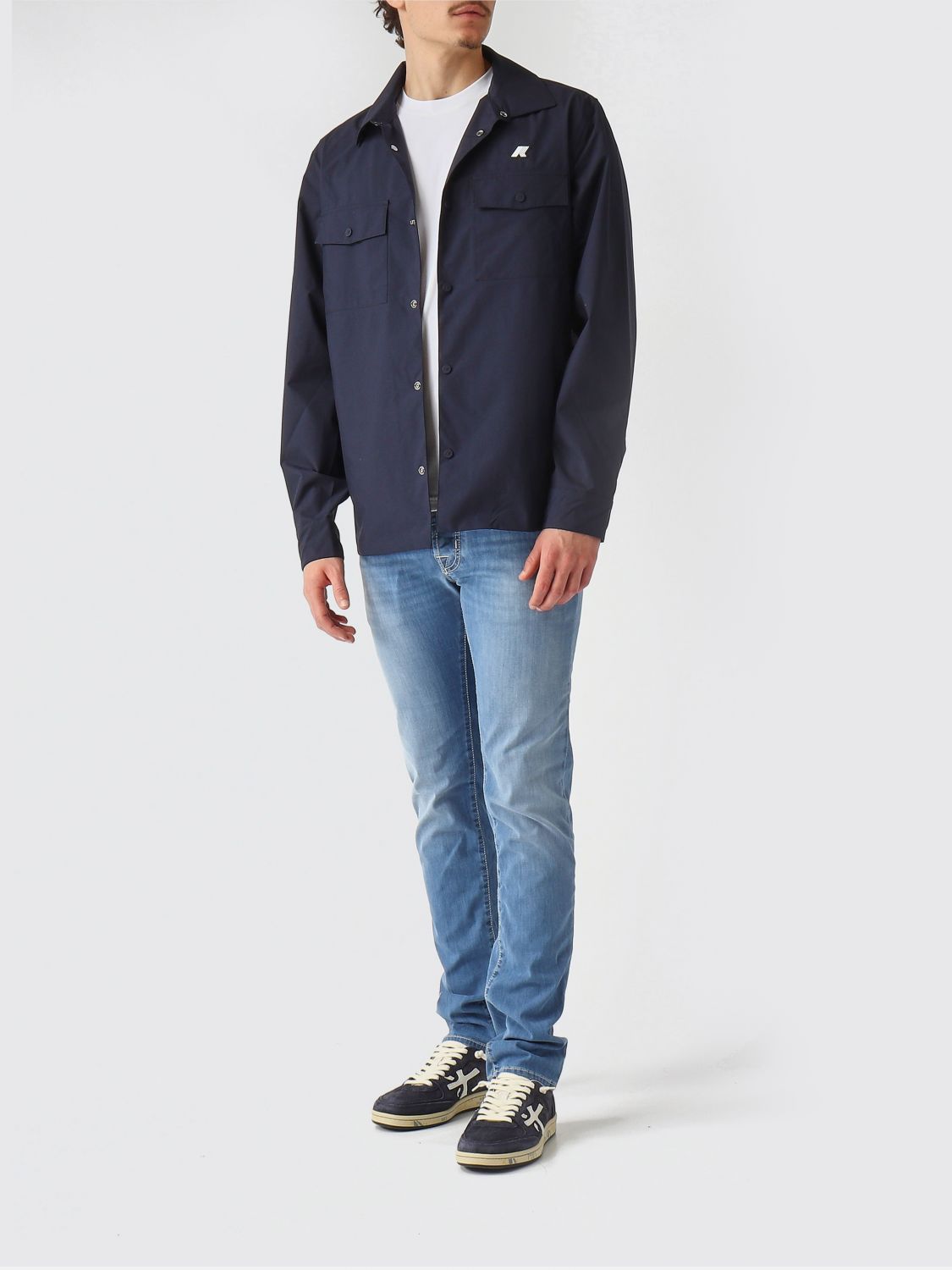 Jacket Men color Blue