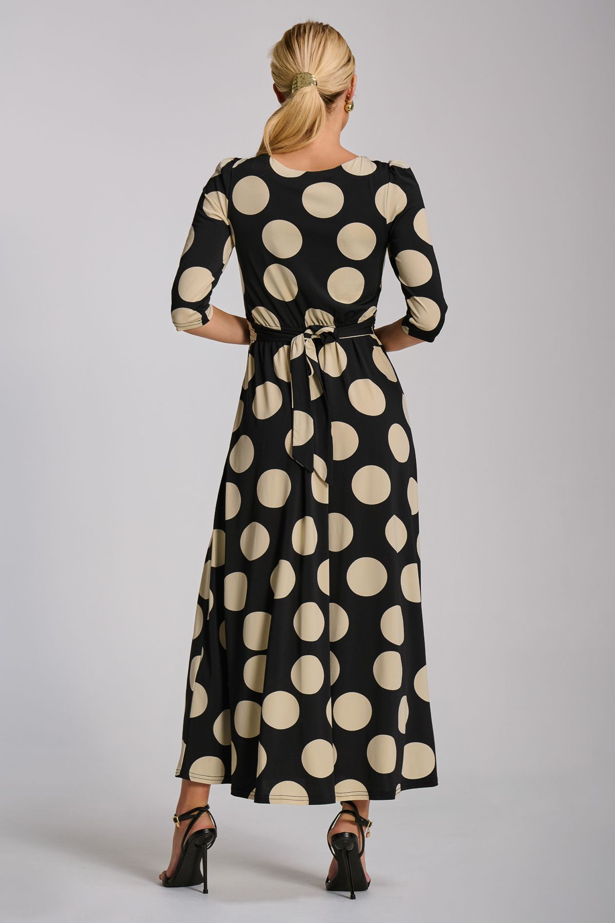 Jolie Moi Women's Three quarter sleeve jersey maxi dre