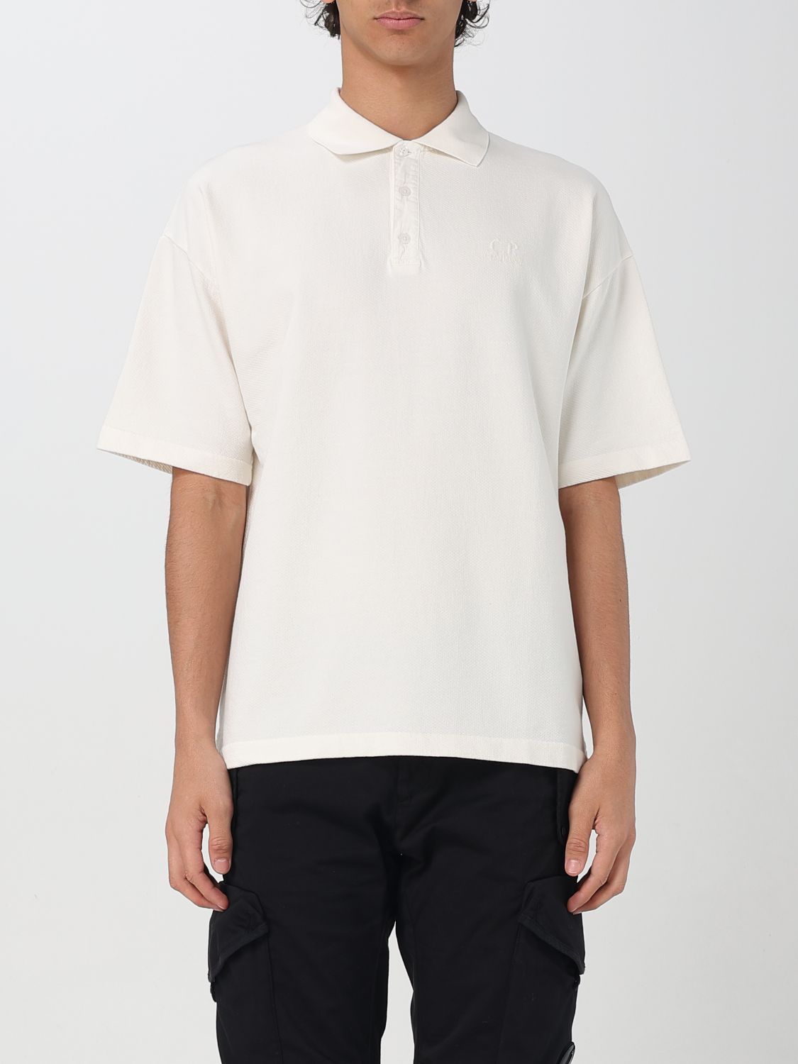 Polo Shirt C. P. COMPANY Men color Ivory