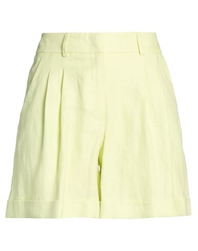 Woman Shorts & Bermuda Shorts Lime green Size 8 Linen