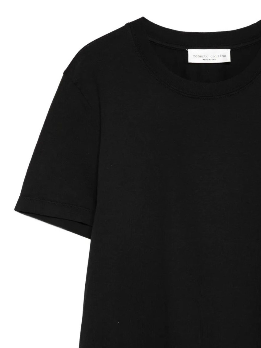 Black Crew Neck Short Sleeves T-Shirt