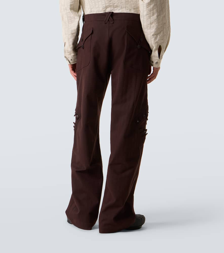 Estike cotton-blend wide-leg pants