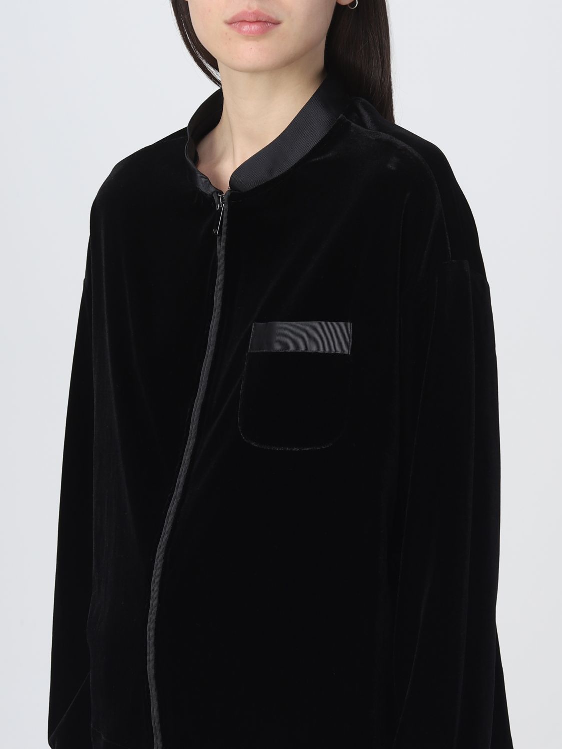 Sweatshirt Woman color Black