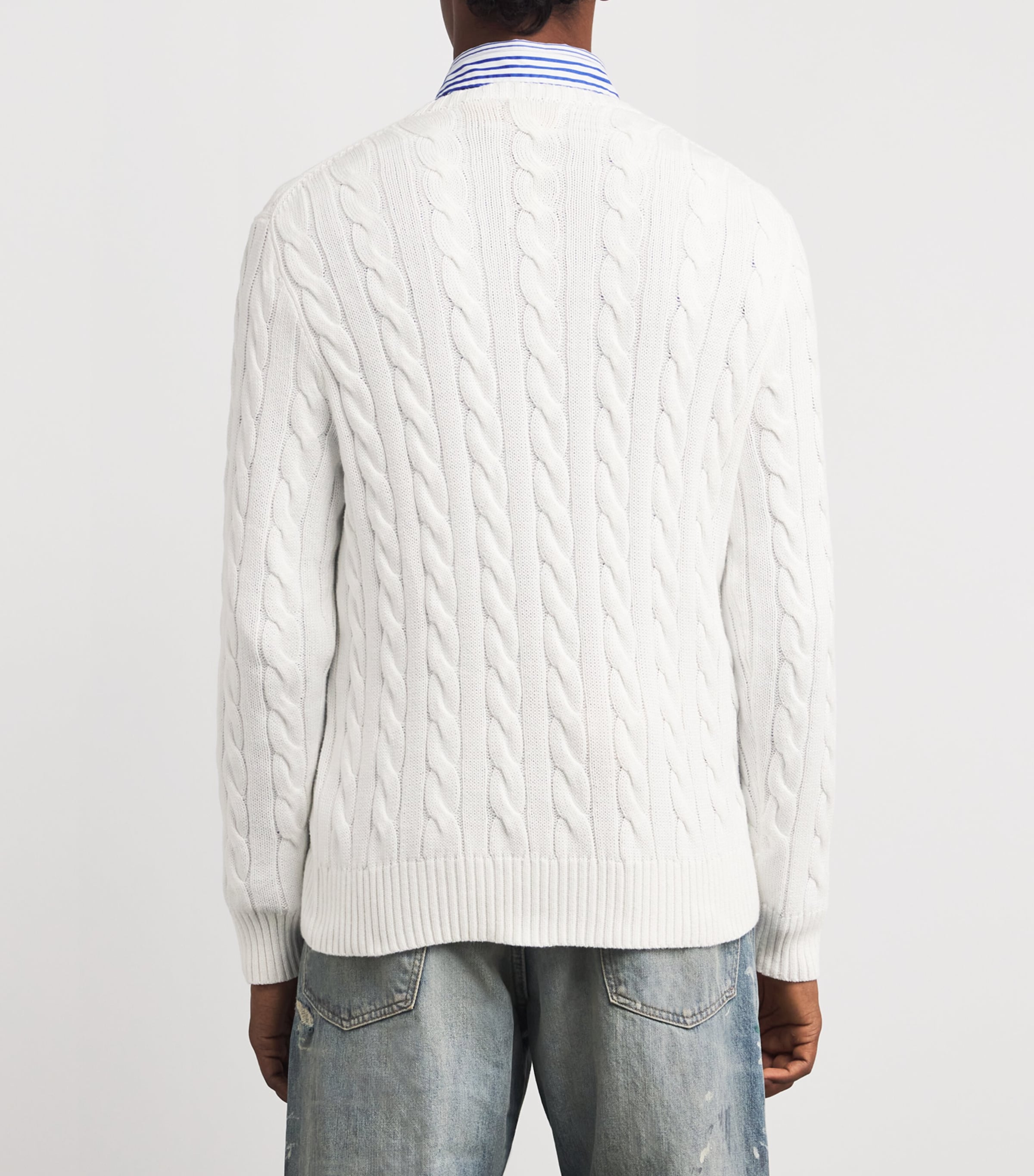 Cotton Cable-Knit Sweater