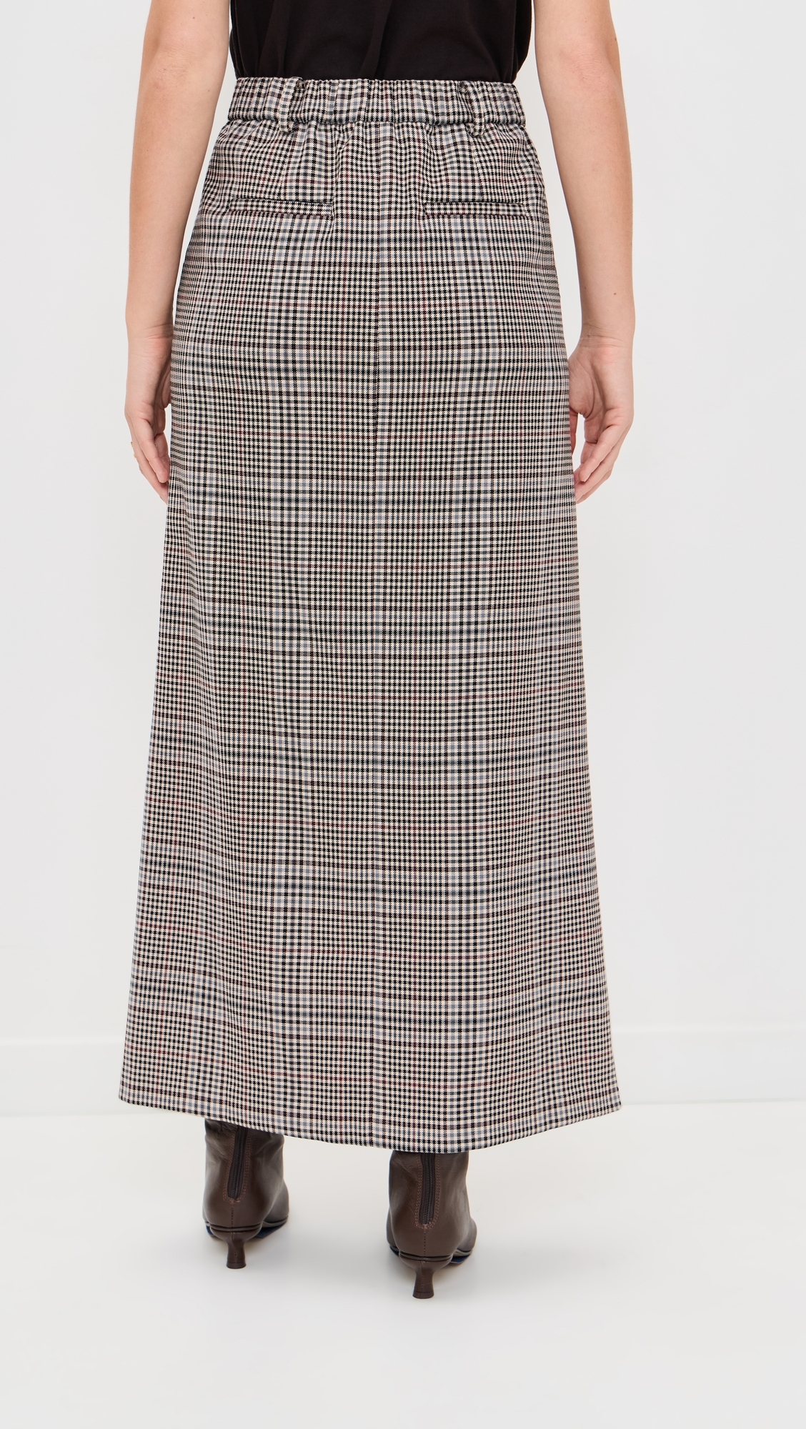 Roxy Skirt Tan Plaid