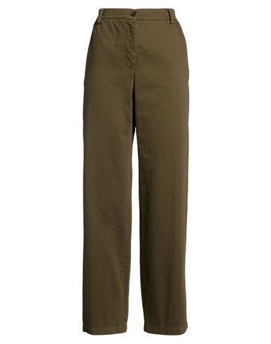Woman Pants Military green Size 12 Cotton