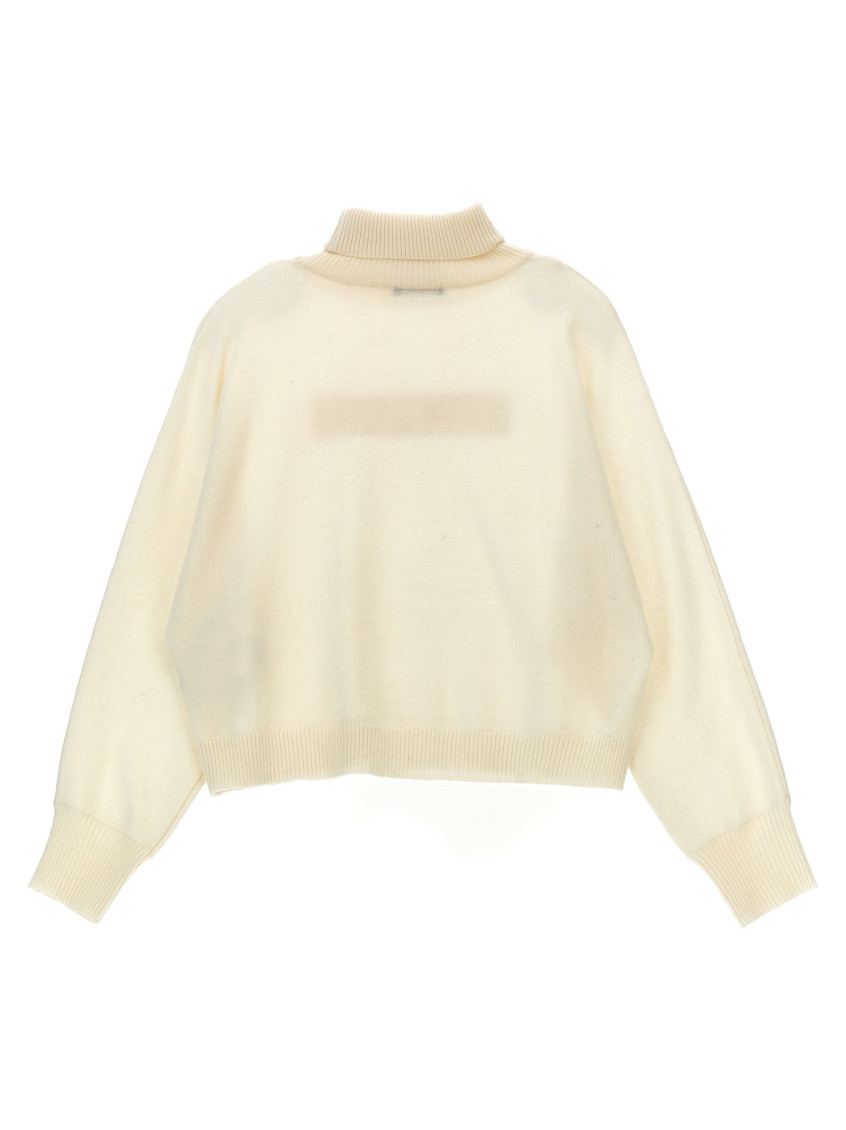 Girls Off-White Glitter Logo Sweater