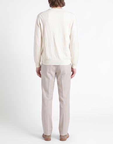 Man Sweater White Size M Merino Wool, Viscose, Nylon, Cashmere