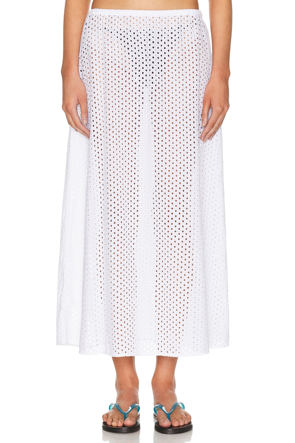 Solid & Striped The Sydney Skirt in Optic White - White. L also in M