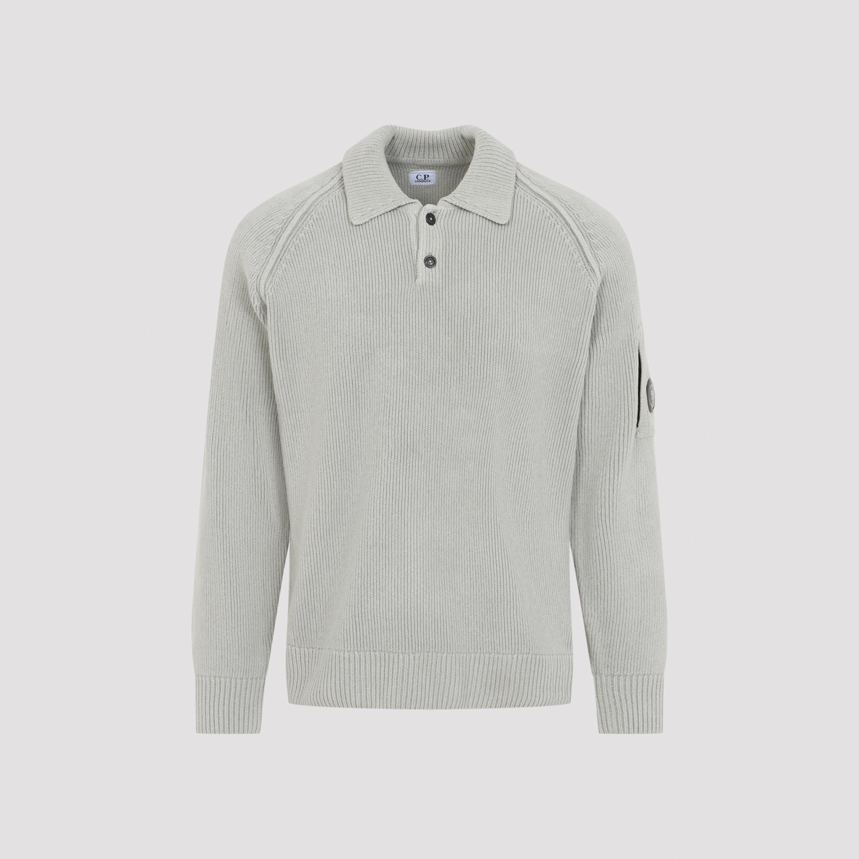 Chenille Polo Neck Sweater for Men
