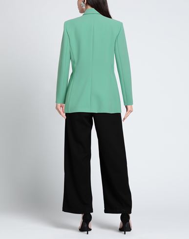 Woman Blazer Light green Size 16 Polyester, Elastane