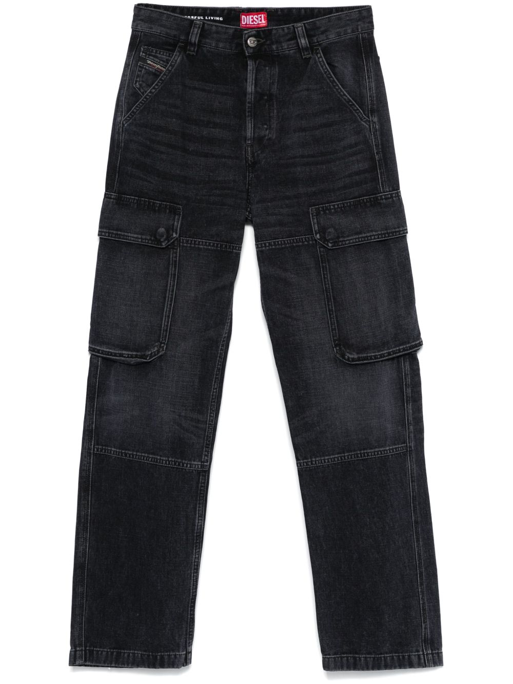 D-Pot-Cargo jeans - Black