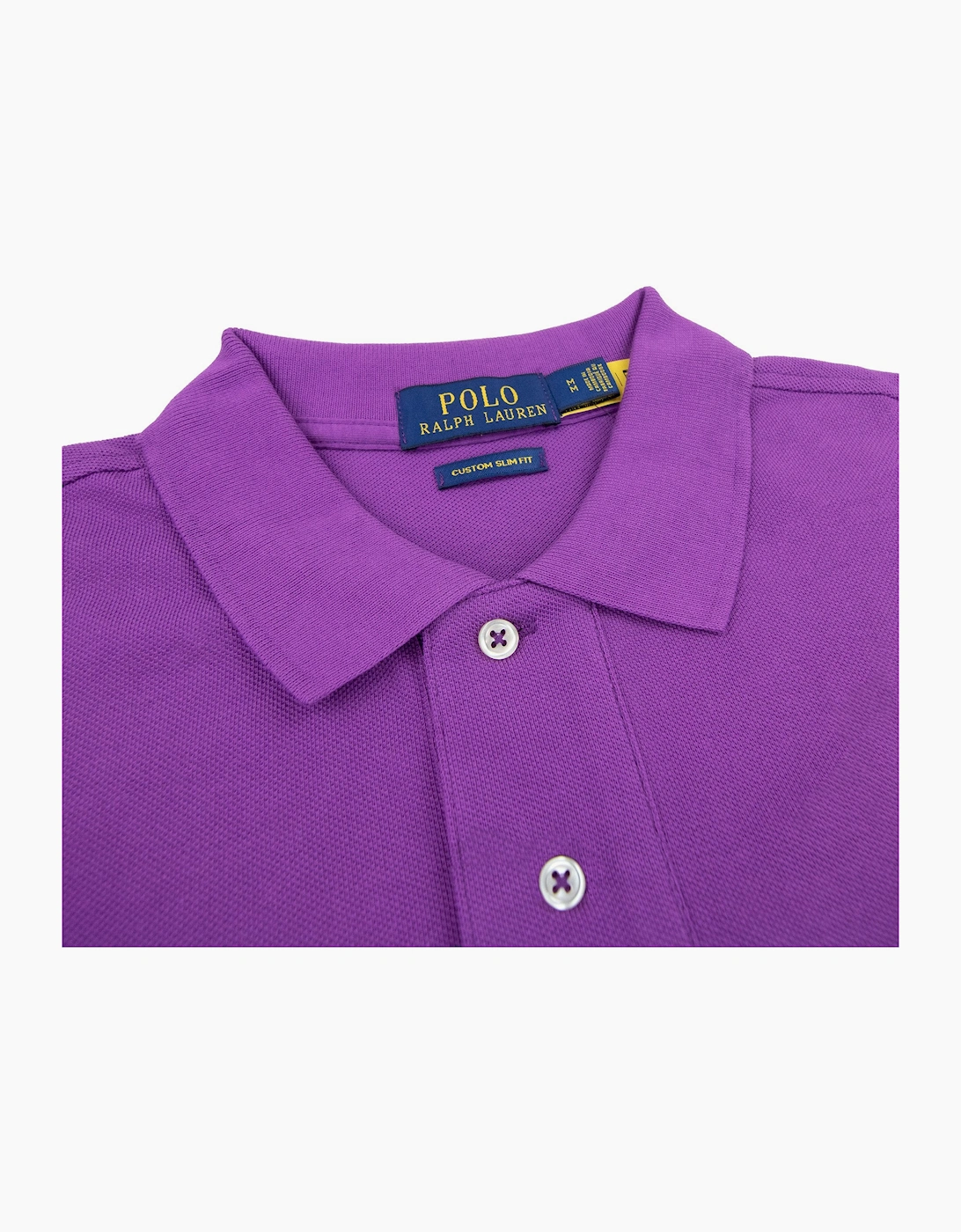 Men's Polo Ralph Lauren Custom Slim Fit Polo Purple