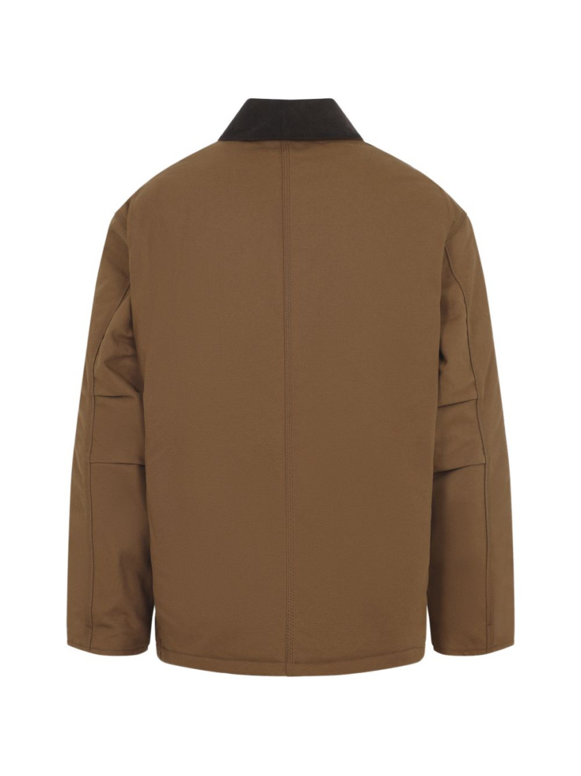 Brown Logo Arctic Coat