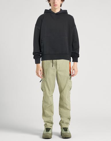 Man Sweatshirt Black Size M Cotton