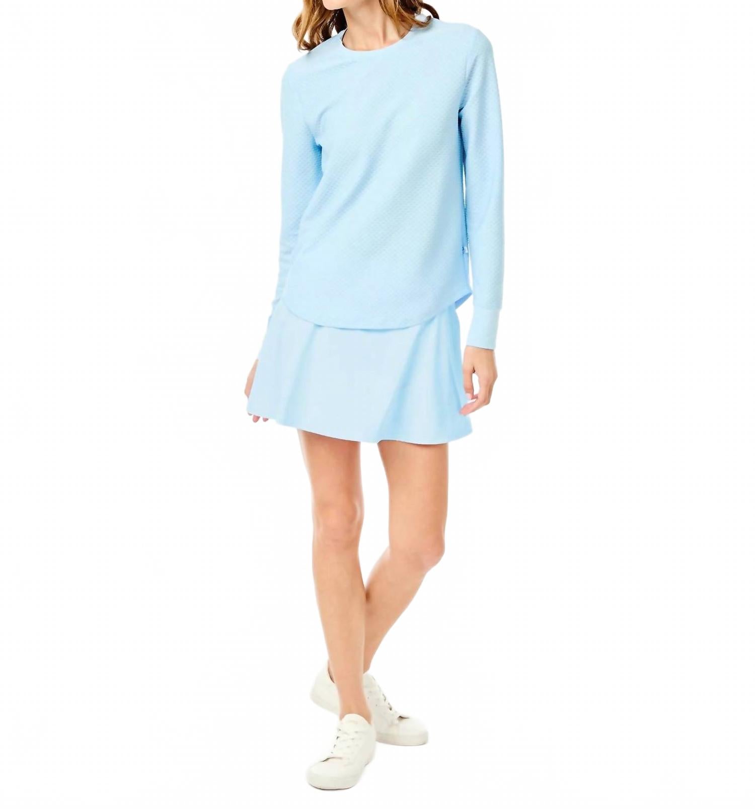Smooth Sport Flounce Skort In Baby Blue