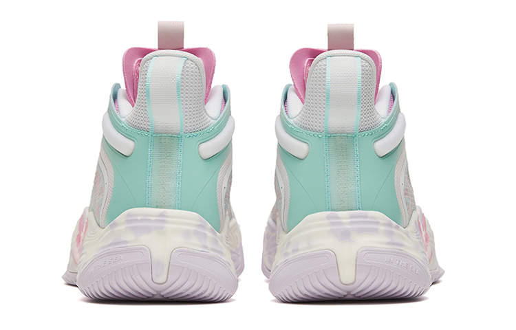 Magic Cement Bubble Outfield Basketball Shoes 'White Pink'